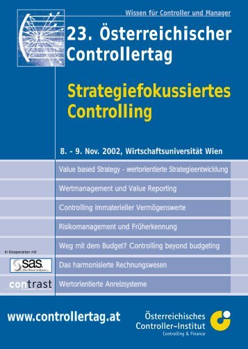 23. Österreichischer Controllertag ... - Juergen Daum