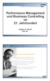 Performance Management und Business ... - Juergen Daum