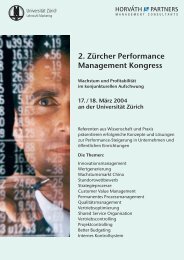 2. Zürcher Performance Management Kongress 17 ... - Juergen Daum