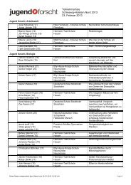 kompakt - Jugend forscht - SchÃ¼ler experimentieren in Schleswig ...