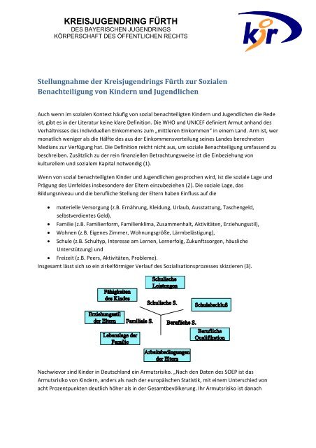 Stellungnahme zur Sozialen Benachteiligung von Kindern und ...