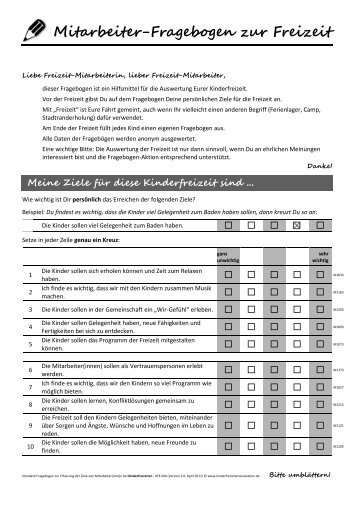 Mitarbeiter-Fragebogen zur Freizeit - Jugend.rlp.de