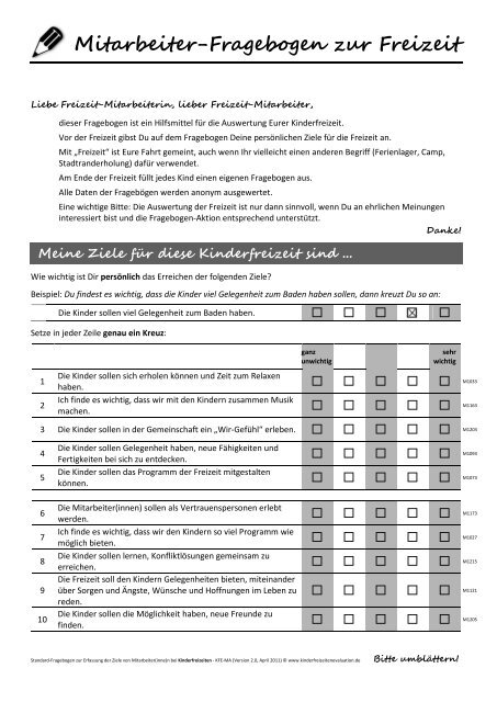 Mitarbeiter-Fragebogen zur Freizeit - Jugend.rlp.de