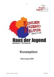 Konzeption - Kommunale Jugendarbeit Neckarsulm