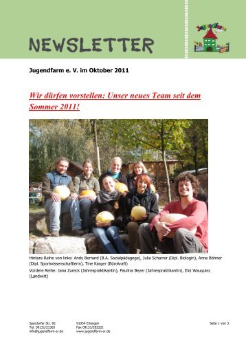 Oktober 2011 - Jugendfarm Erlangen
