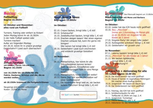 KINDER PROGRAMM - Stuttgarter Jugendhaus gGmbH