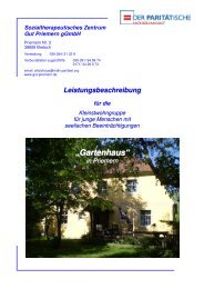 Leistungsbeschreibung Gartenhaus Priemern - Gut Priemern