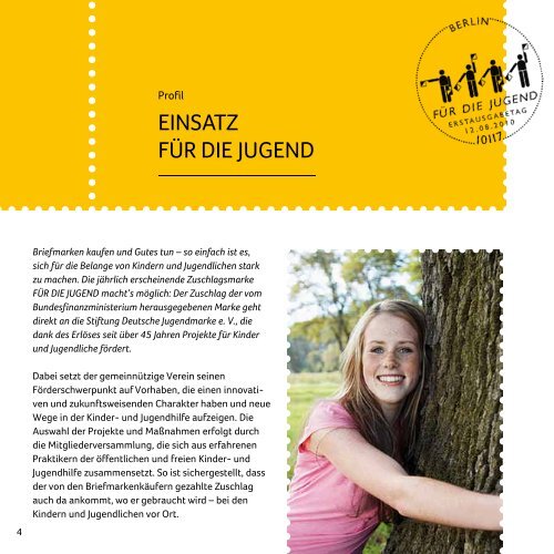jahresbericht 2010 - Stiftung Deutsche Jugendmarke