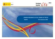 SPANISH PRESIDENCY OF THE COUNCIL OF THE EU YOUTH ...