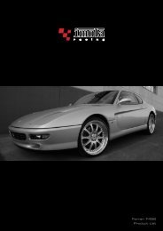 Ferrari F456 Product List - Dimex Group