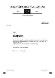 DE - Jugendpolitik in Europa