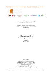 Bildungsmonitor 6 (264kB) - Kooperationsverbund Jugendsozialarbeit