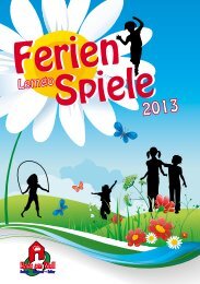 Programmheft Lemgoer Ferienspiele +++Unser Neubau