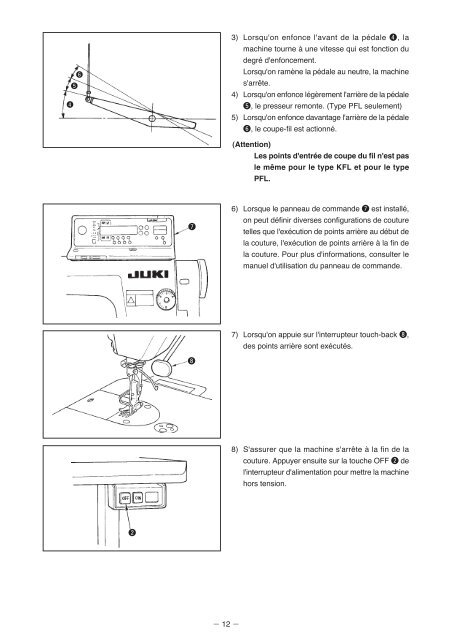 SC-500 MANUEL D'UTILISATION (FRANCAIS) - JUKI