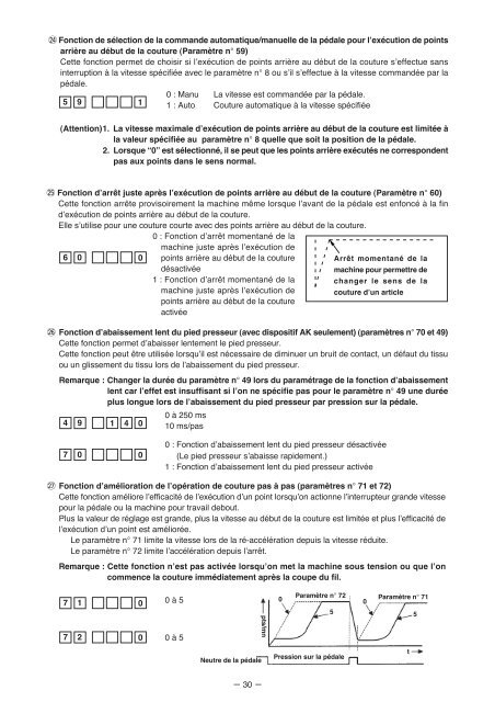 SC-500 MANUEL D'UTILISATION (FRANCAIS) - JUKI