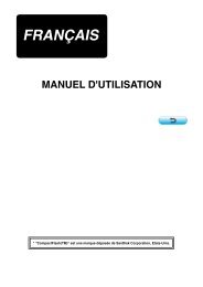 DP-2100/IP-310 MANUEL D'UTILISATION (FRANÃAIS) - JUKI