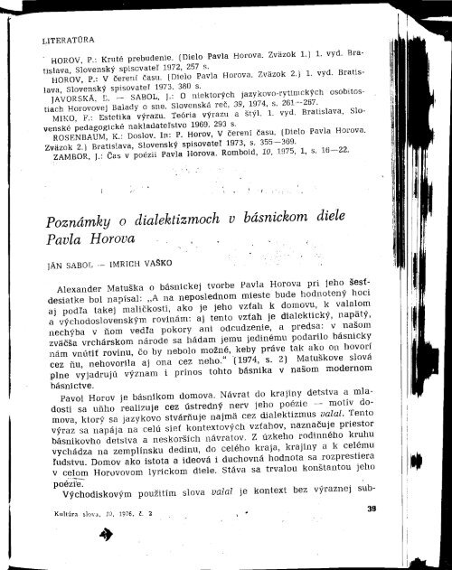 PDF - JazykovednÃ½ Ãºstav Ä½udovÃ­ta Å tÃºra - SAV