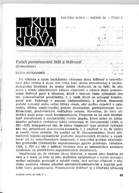 PDF - JazykovednÃ½ Ãºstav Ä½udovÃ­ta Å tÃºra - SAV