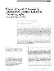 Transient Hepatic Echogenicity Difference on Contrast-Enhanced ...