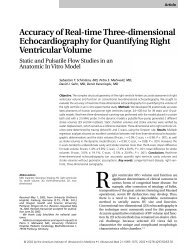 Accuracy of Real-time Three-dimensional Echocardiography for ...