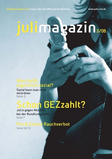 Ausgabe 3/2006 - Junge Liberale NRW