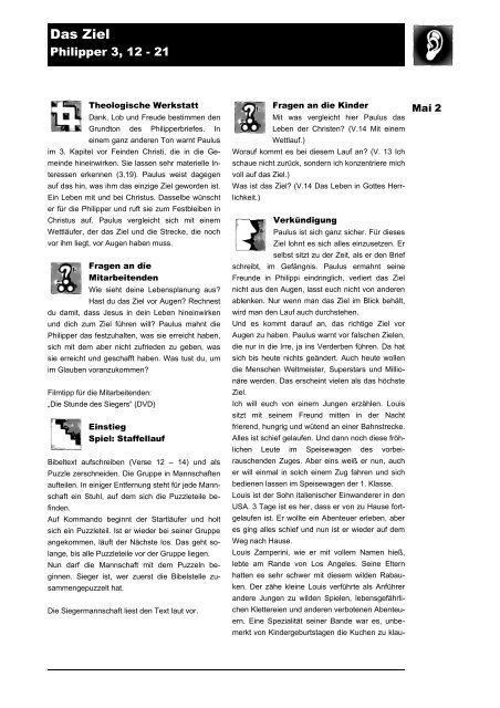 Werkbuch Jungschararbeit 2007