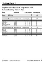 Teamliste Netto Gesa.. - Jungsenioren Clubpokal