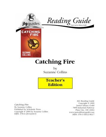 Catching Fire TE JLGGuide - Junior Library Guild