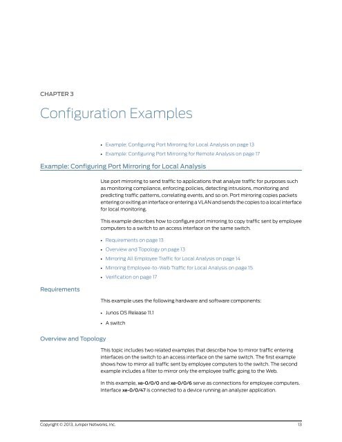 Services on the QFX Series - Juniper.net