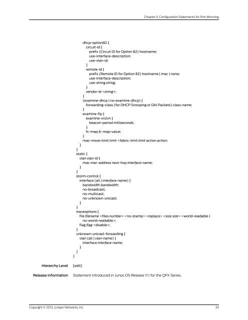 Services on the QFX Series - Juniper.net