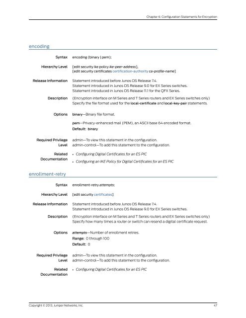 Services on the QFX Series - Juniper.net