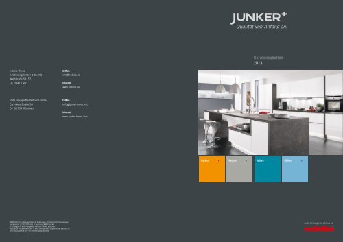 Jetzt BroschÃ¼re herunterladen (PDF) - Junker