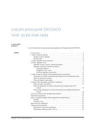 Uslužni pristupnik SRX3400 Vodič za početak rada - Juniper Networks