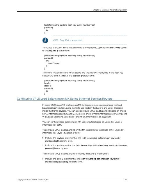 Policy Framework Configuration Guide - Juniper Networks