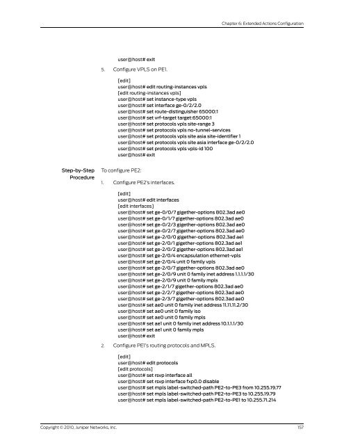 Policy Framework Configuration Guide - Juniper Networks