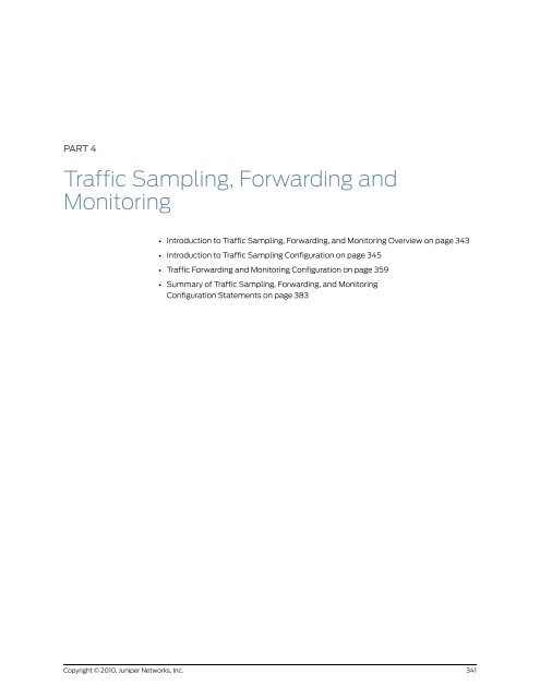 Policy Framework Configuration Guide - Juniper Networks