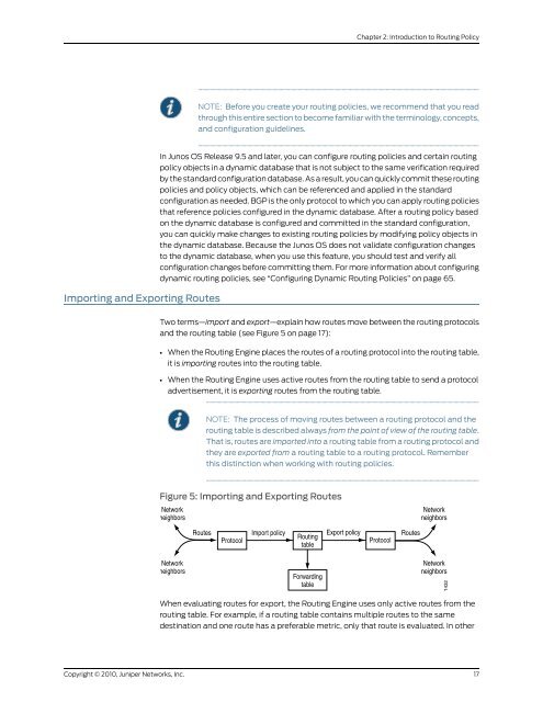 Policy Framework Configuration Guide - Juniper Networks