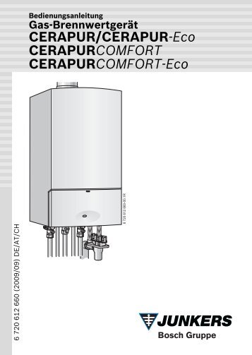 CERAPUR/CERAPUR-Eco CERAPURCOMFORT ... - ImmoTec-Shop