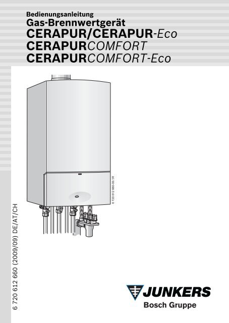 CERAPUR/CERAPUR-Eco CERAPURCOMFORT ... - ImmoTec-Shop