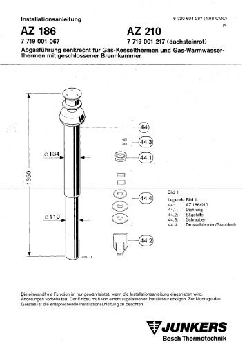 AZ 186 AZ 210 - Junkers