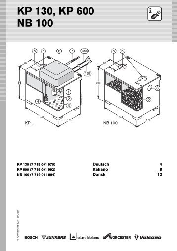 KP 130, KP 600 NB 100 - Junkers