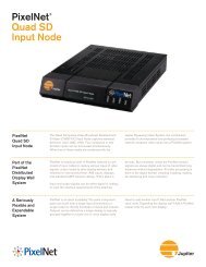 PixelNetÂ® Quad SD Input Node - Jupiter Systems