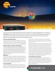 Jupiter Fusion 940 - Jupiter Systems