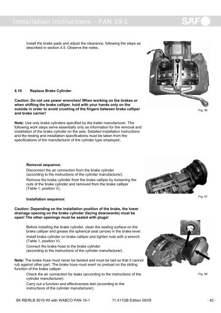 Maintenance and Repair Manual for SAF Disc ... - Jupojos technika