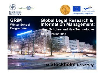 GRiM Global Legal Research & Information Management: