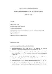 Verzeichnis wissenschaftlicher Veröffentlichungen - Freie ...