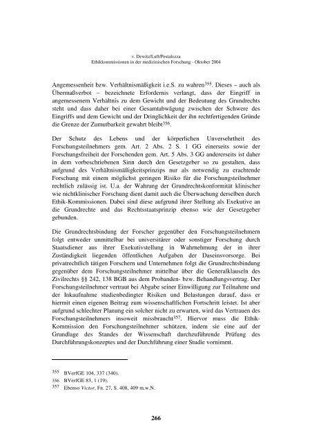 Ethik-Kommissionen in der medizinischen Forschung - Fachbereich ...