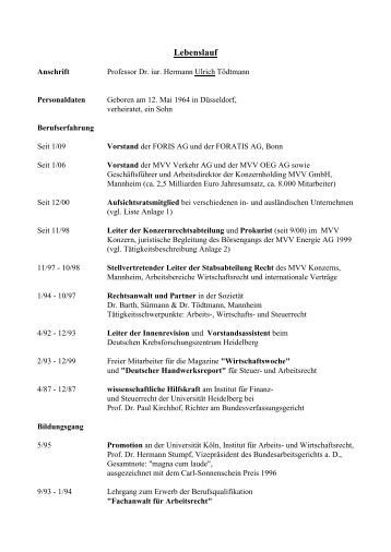 Eigenhändig Geschriebener Lebenslauf Jura Examen