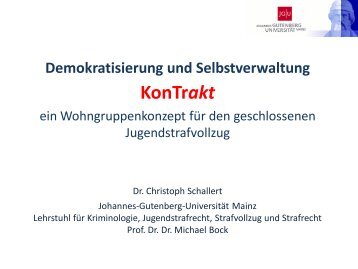 KonTrakt - Johannes Gutenberg-Universität Mainz