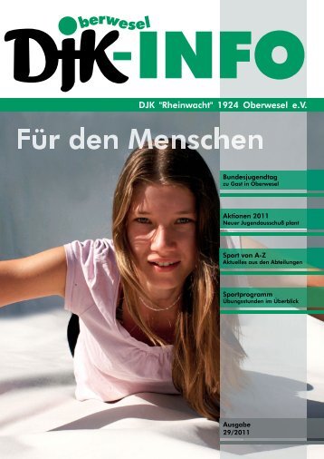 DJK Info 2011.indd - DJK "Rheinwacht"